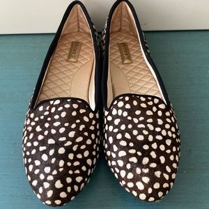 Birdies Calf Hair Spotted Flats